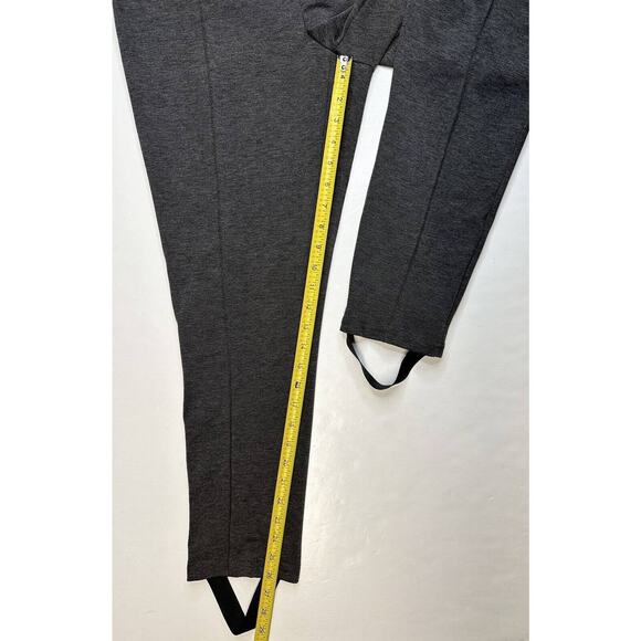 Soft Surroundings Skinny Ankle Pants PL Petite Large Gray Knit Stirrup Option - Picture 5 of 11